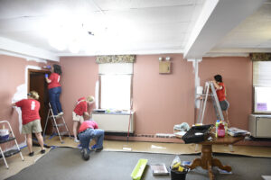 Friendship Manor community room gets facelift from local reality group